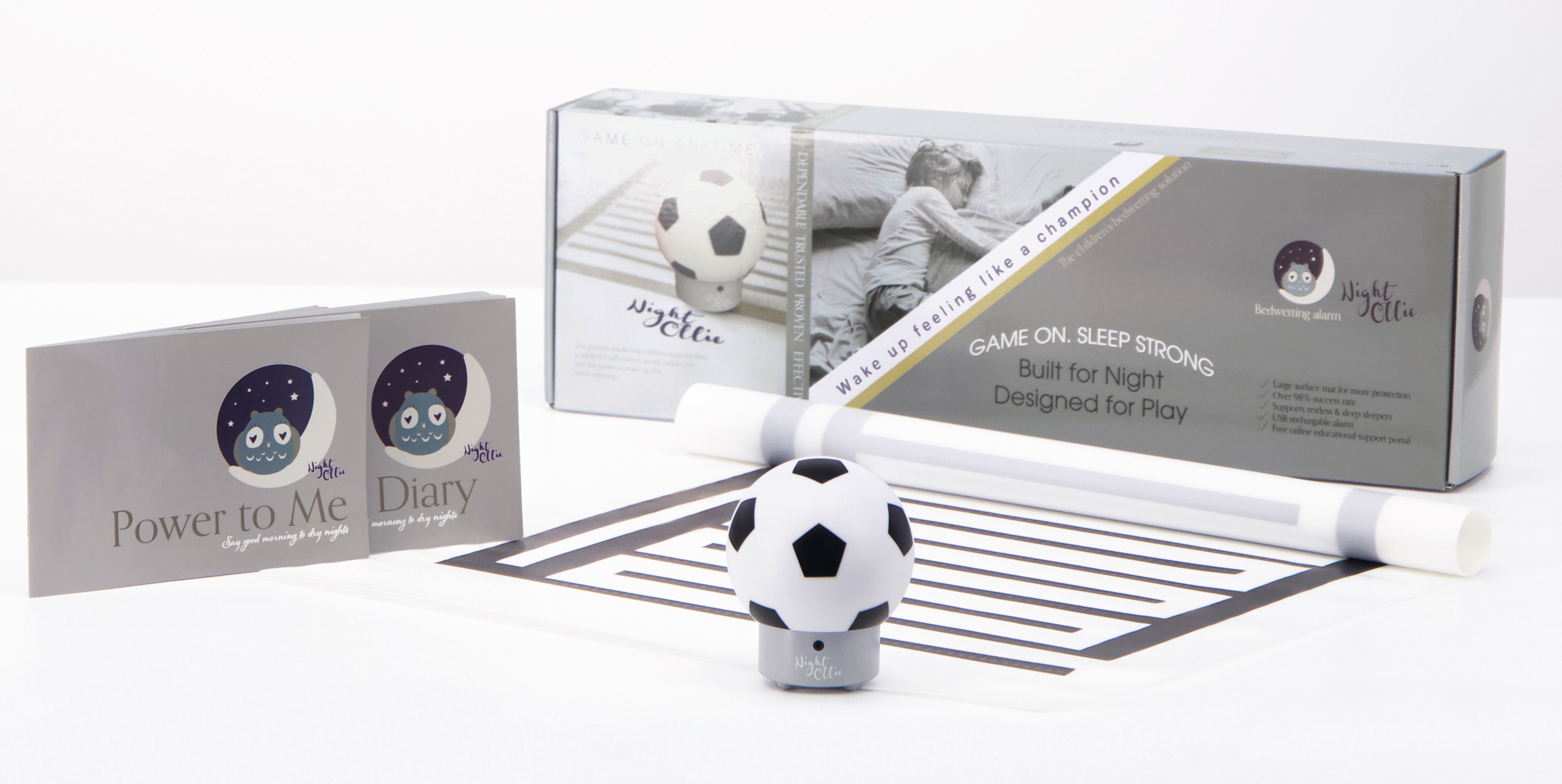 Nightollie Bedwetting Alarm Soccer Ball Empowerment Pack